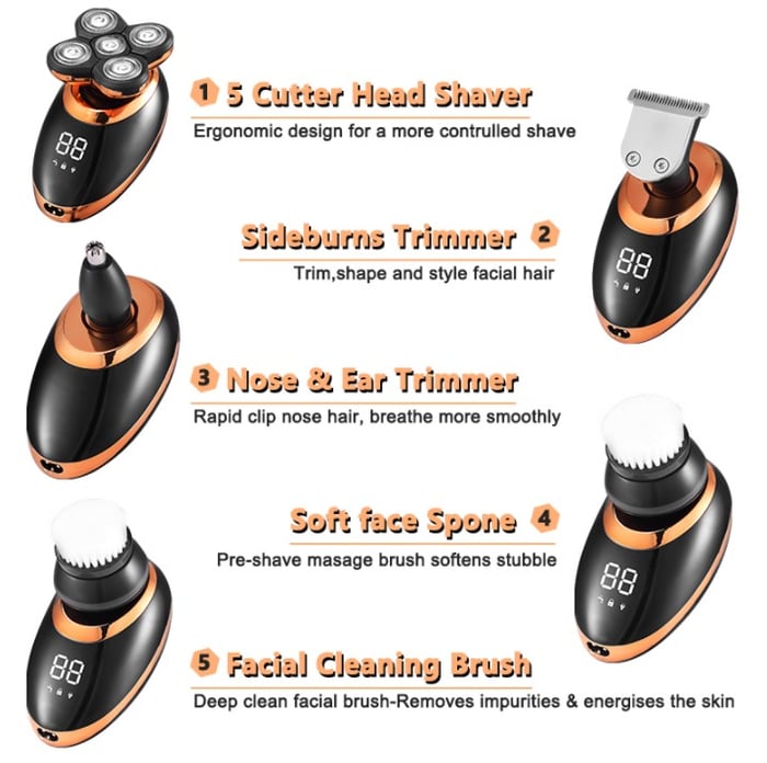 Electric Head Hair Shaver (Free Shipping)