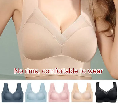 3-Pack Seamless Sexy Push Up Wireless Bra (Nylon)