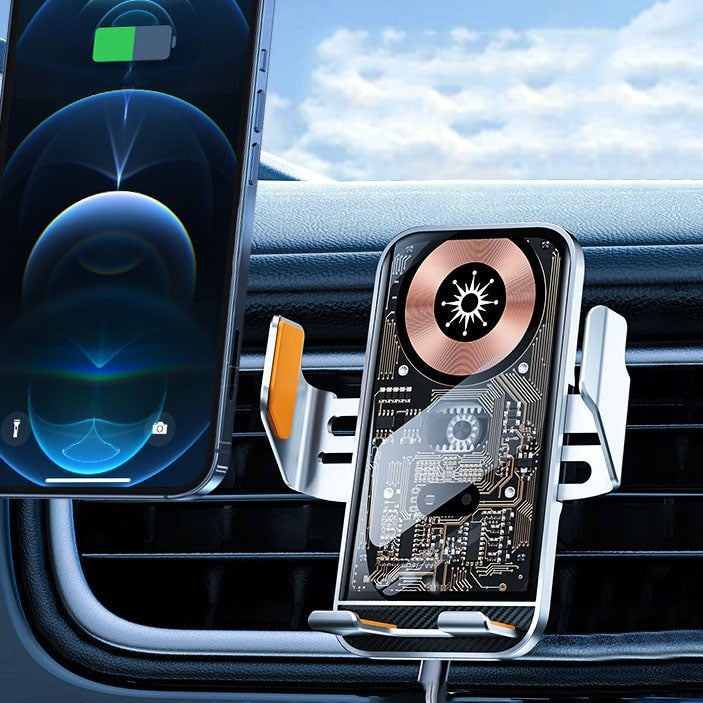 Mechanical AutoSensing Wireless Car Charger Phone Holder