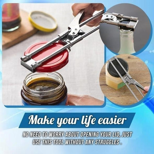 49% OFF🎁Adjustable Multifunctional Stainless Steel Can Opener