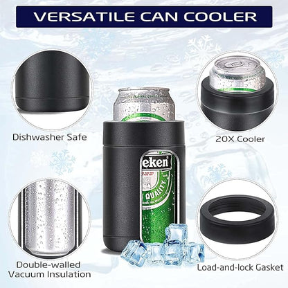 🍺Beer Bottle and Can Cooler with Beer Opener: Keep Drinks Ice-Cold & Hands Dry