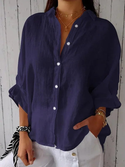 Women's Cotton Casual Shirt（BUY 2 FREE SHIPPING）