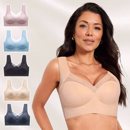 3-Pack Seamless Sexy Push Up Wireless Bra (Nylon)