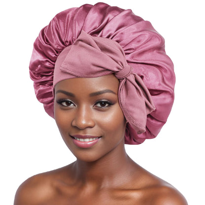 🔥Buy 2pcs Free Shipping🔥-Large Satin Bonnet For Sleeping