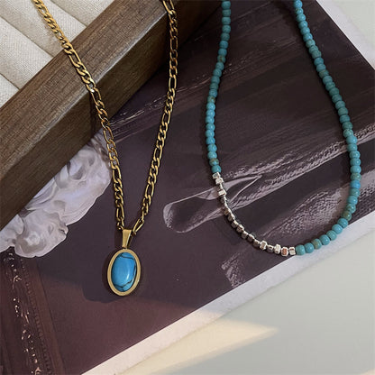 Stylish Simple Turquoise Pendant