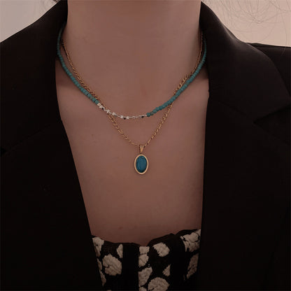 Stylish Simple Turquoise Pendant