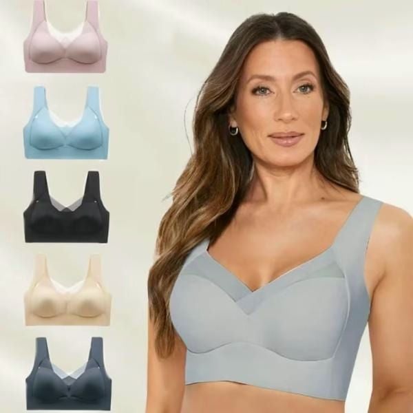 3-Pack Seamless Sexy Push Up Wireless Bra (Nylon)