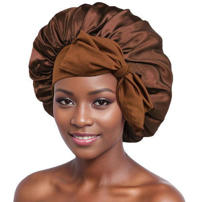 🔥Buy 2pcs Free Shipping🔥-Large Satin Bonnet For Sleeping