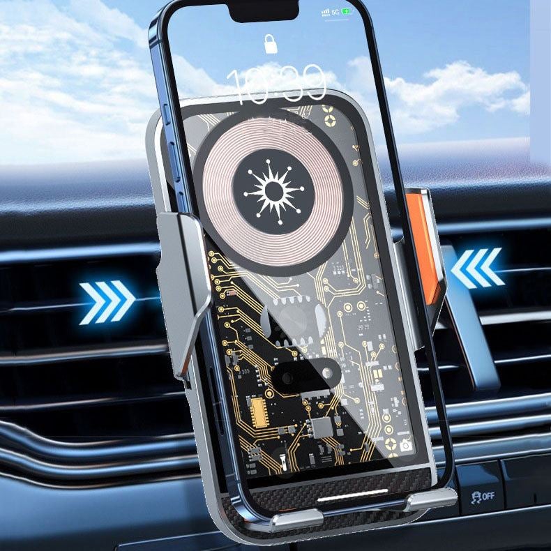 Mechanical AutoSensing Wireless Car Charger Phone Holder