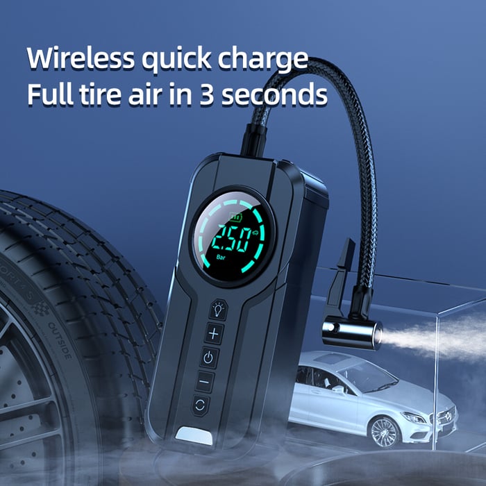 (🔥HOT SALE NOW 49% OFF) - Portable Car Tire Inflator - 12V High Power