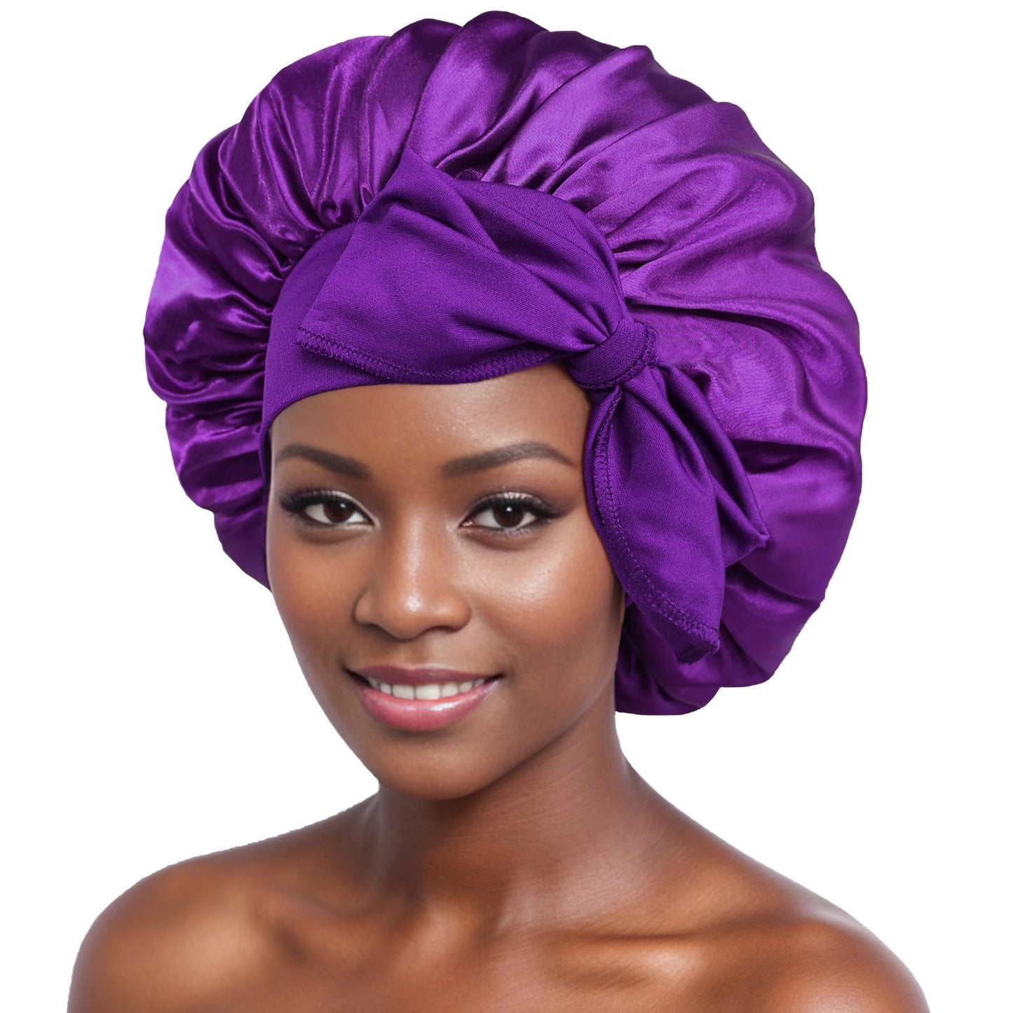 🔥Buy 2pcs Free Shipping🔥-Large Satin Bonnet For Sleeping