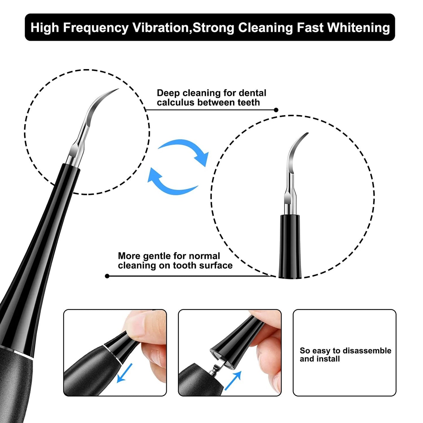 (👨‍⚕🦷Buy 2 Free Shipping)Electric tooth cleaning instrument -Teeth Cleaner